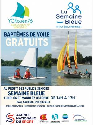 Baptêmes de voile GRATUITS